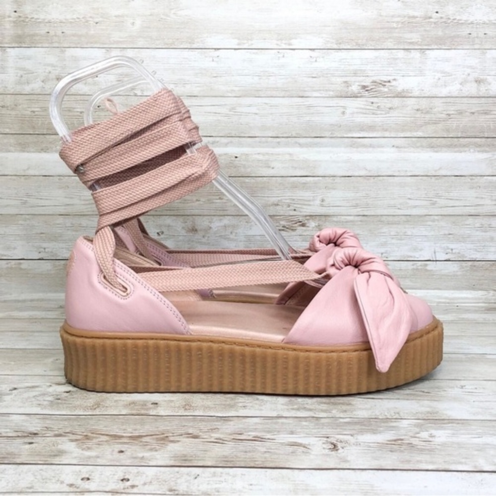 Puma Pink Bow Sandals